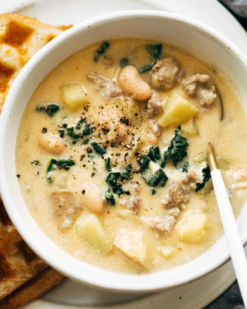 Sausage and kale soup