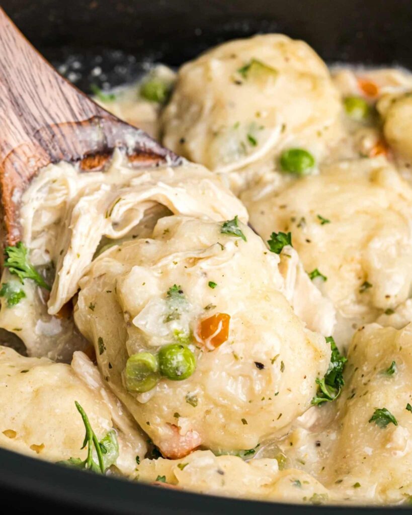 Slow Cooker Chicken and Dumplings