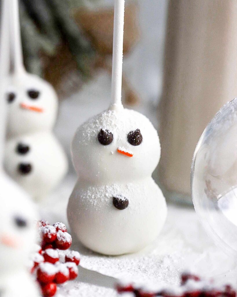 Snowman Cake Pops