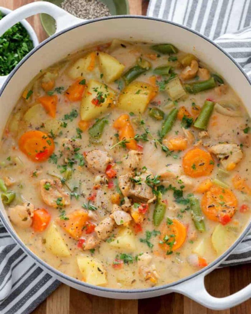 Spicy Chicken Stew with Root Vegetables