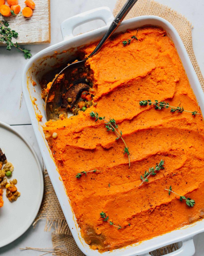 Sweet Potato & Lentil Shepherd's Pie