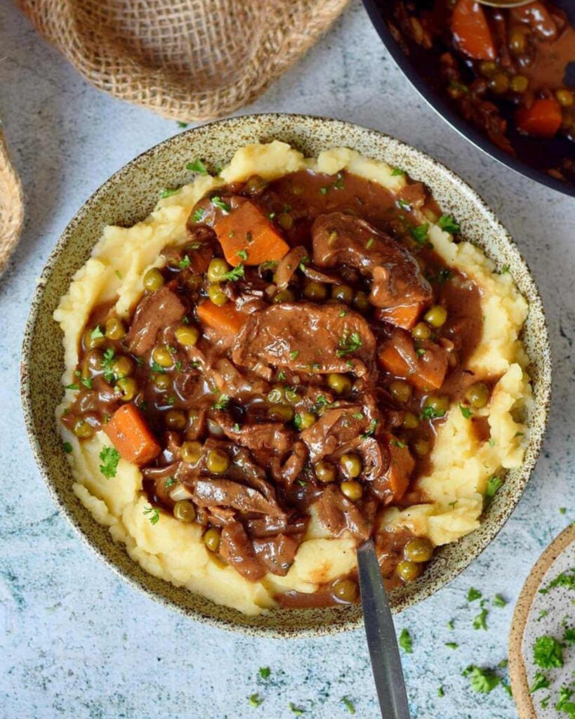 Vegan Mushroom Bourguignon