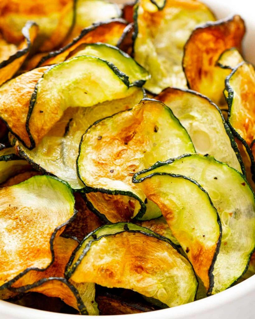Zucchini Chips in the Air Fryer