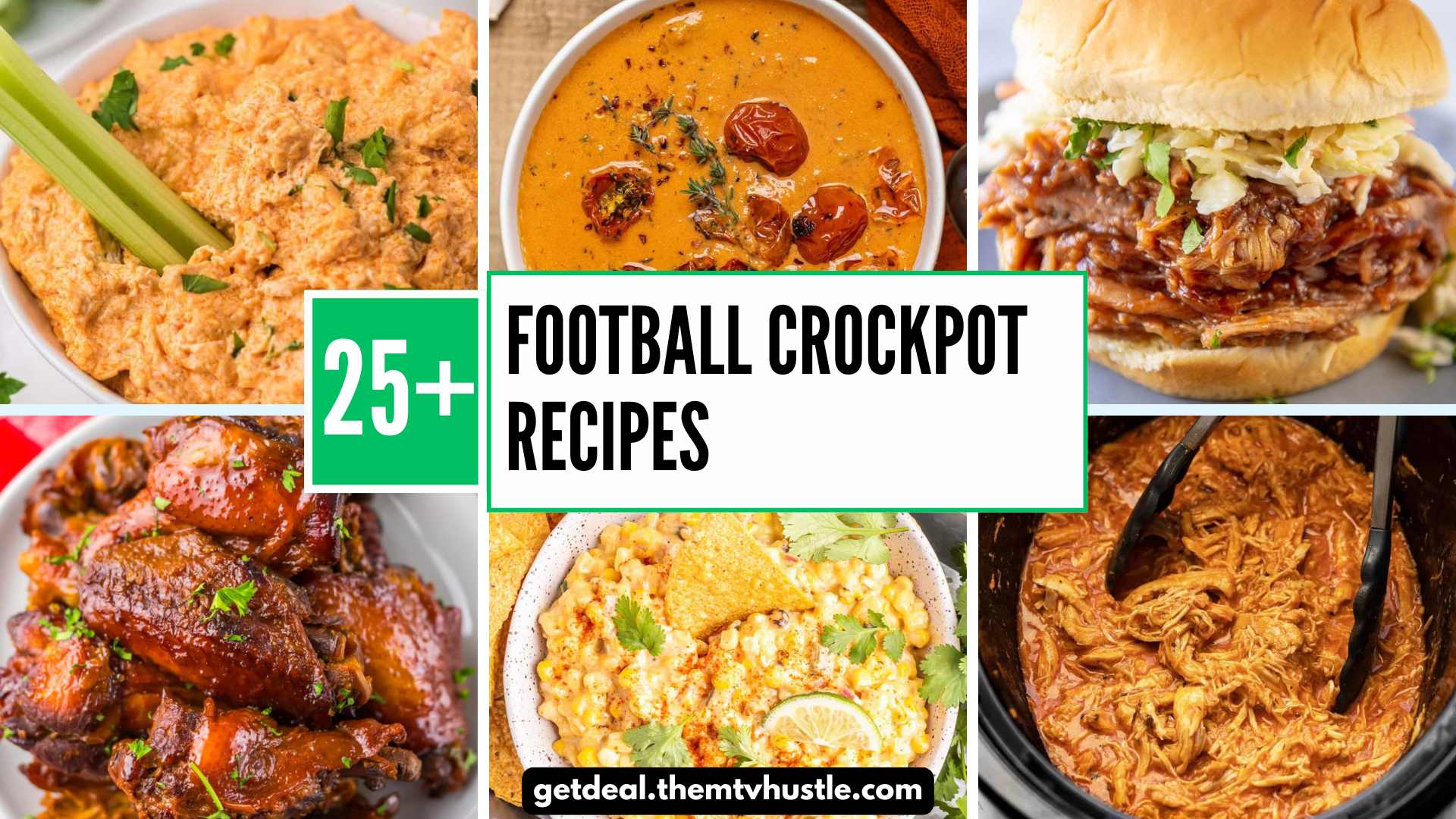 25+ Easy Football Crockpot Recipes for Game Day Party Food