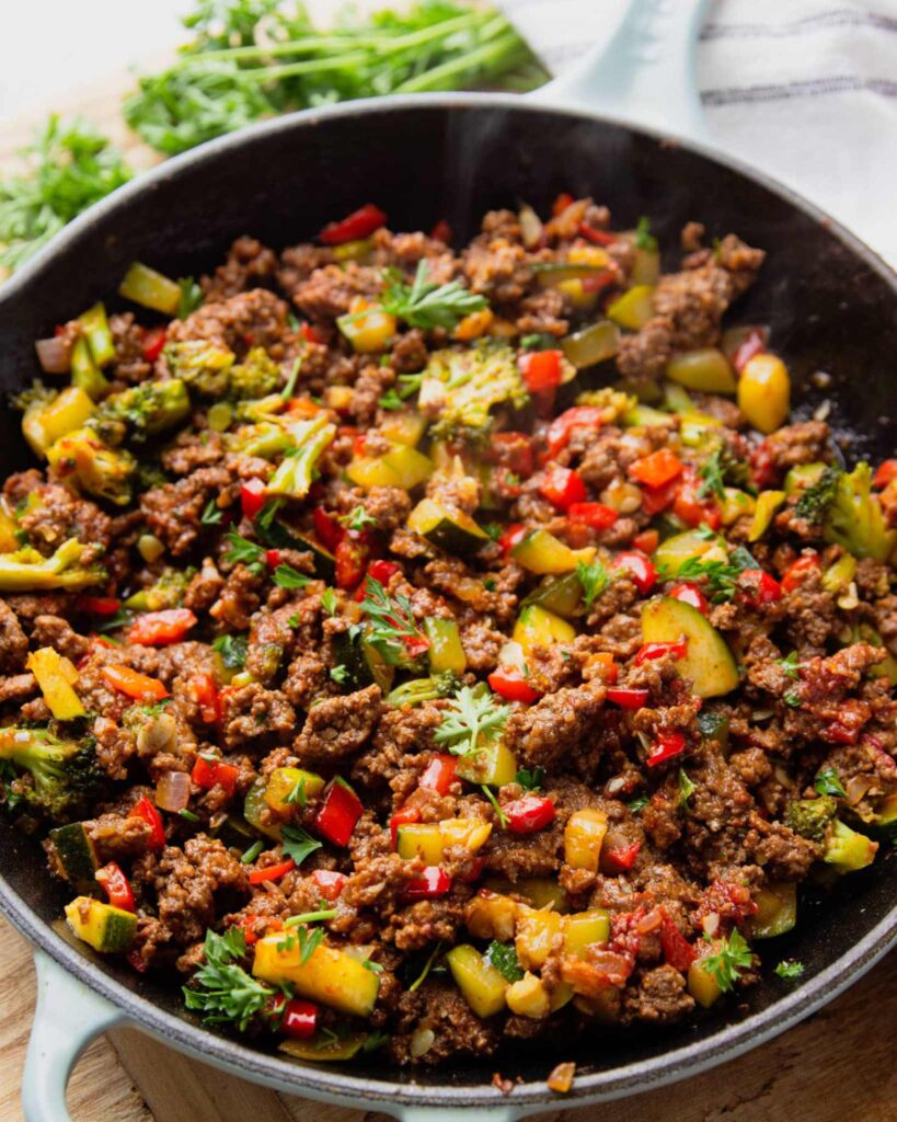 Beef and Vegetable Skillet