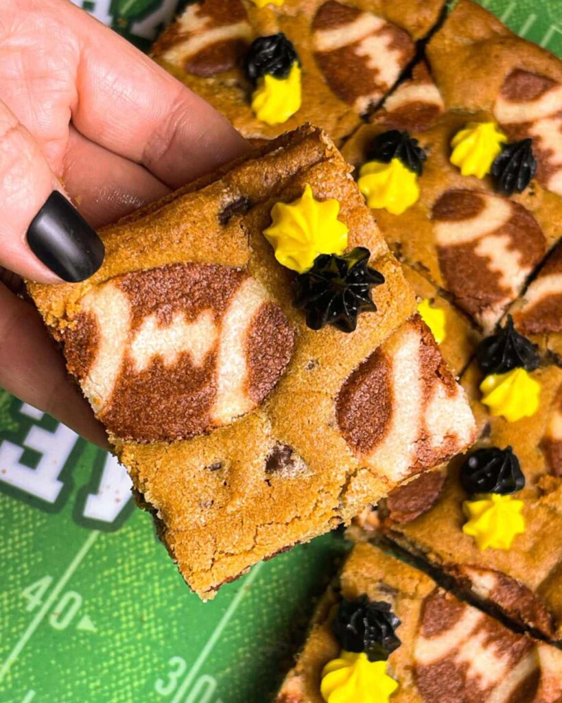 Chocolate Chip Football Bars