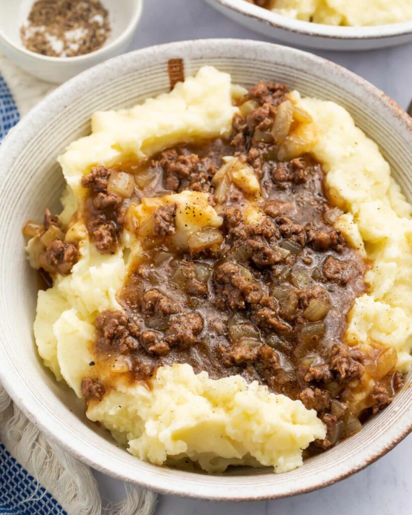 Creamy Beef and Mashed Potato Casserole