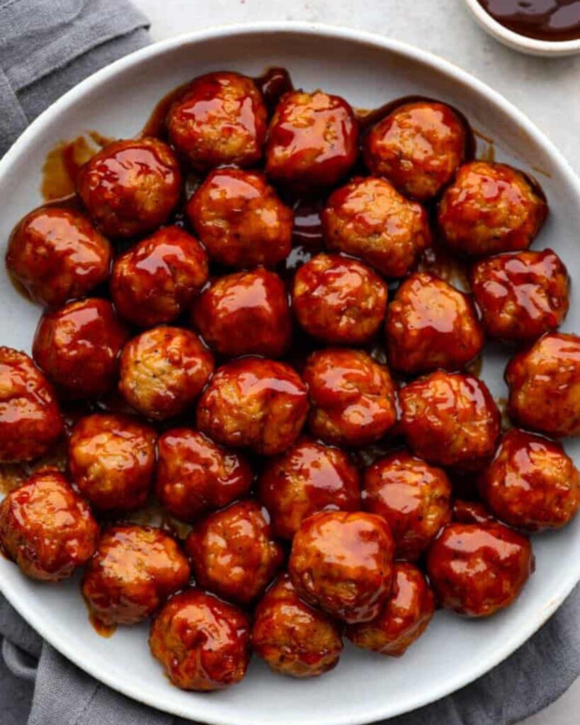 Crockpot BBQ Meatballs