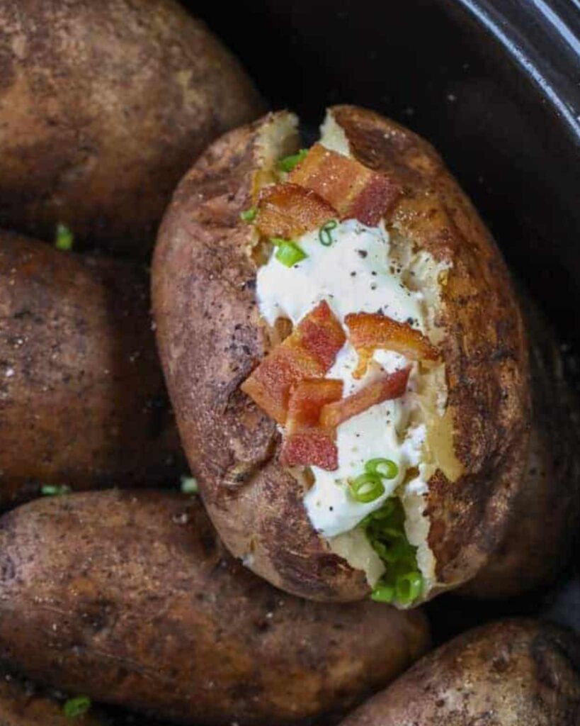 Crockpot Baked Potatoes