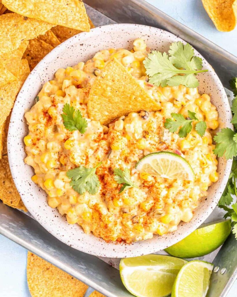 Crockpot Cheesy Corn Dip