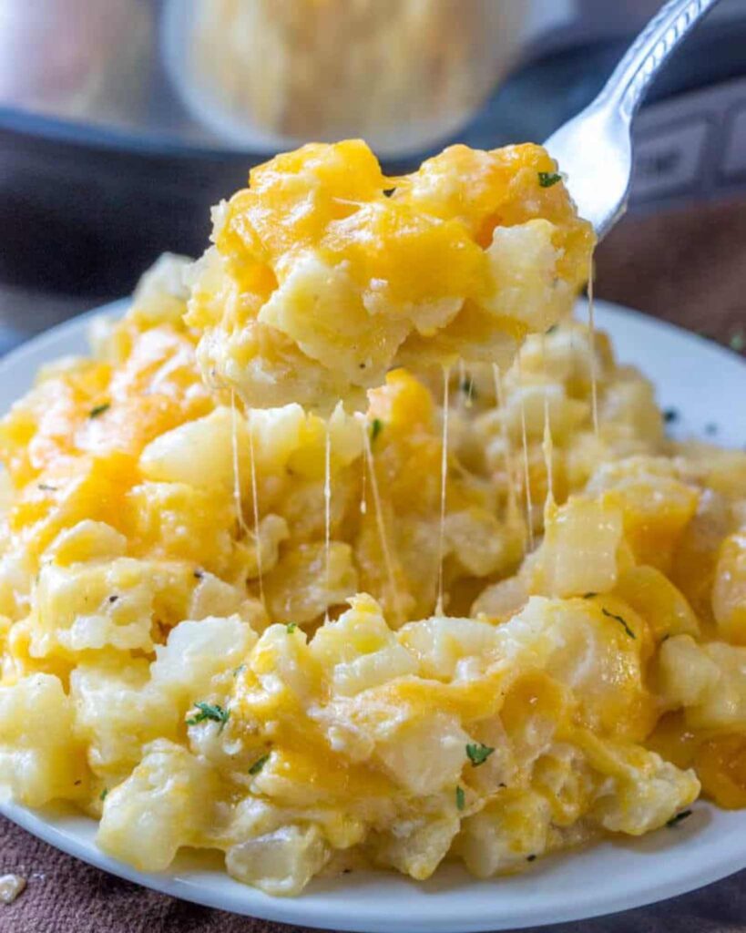 Crockpot Cheesy Potatoes