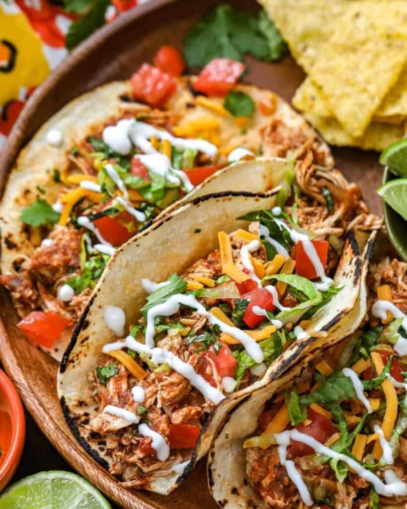 Crockpot Chicken Tacos