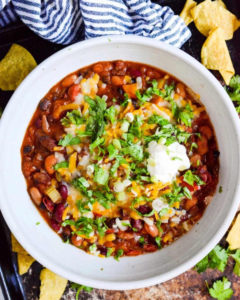 Crockpot Vegetarian Chili