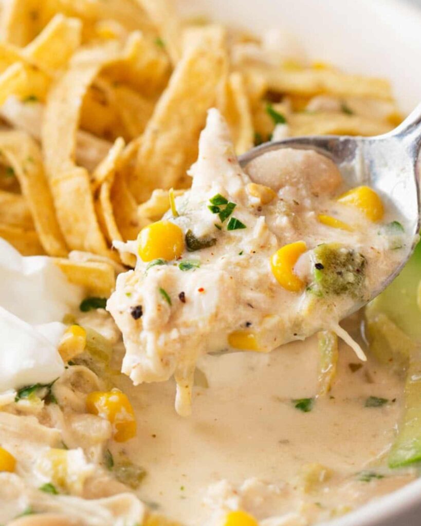 Crockpot White Chicken Chili