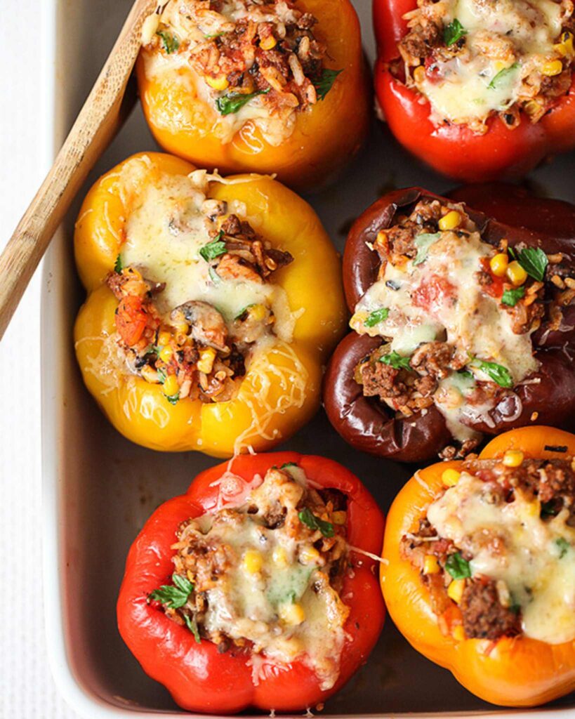 Game Day Stuffed Bell Peppers