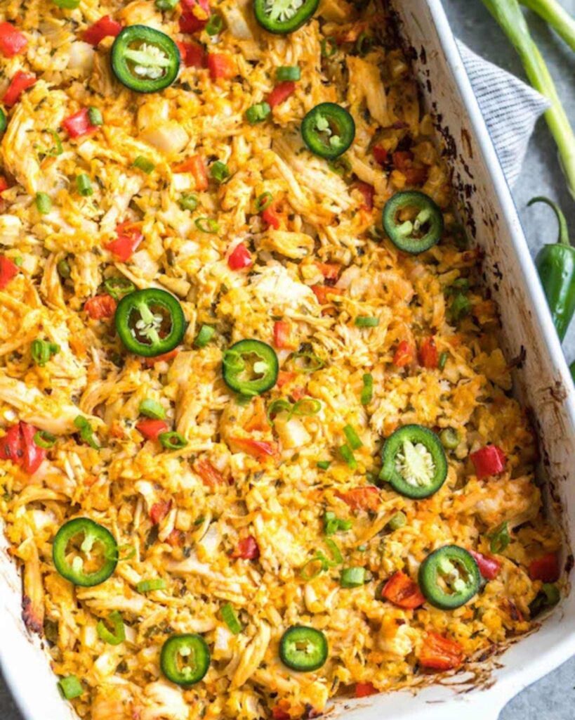 Spicy Buffalo Chicken Casserole