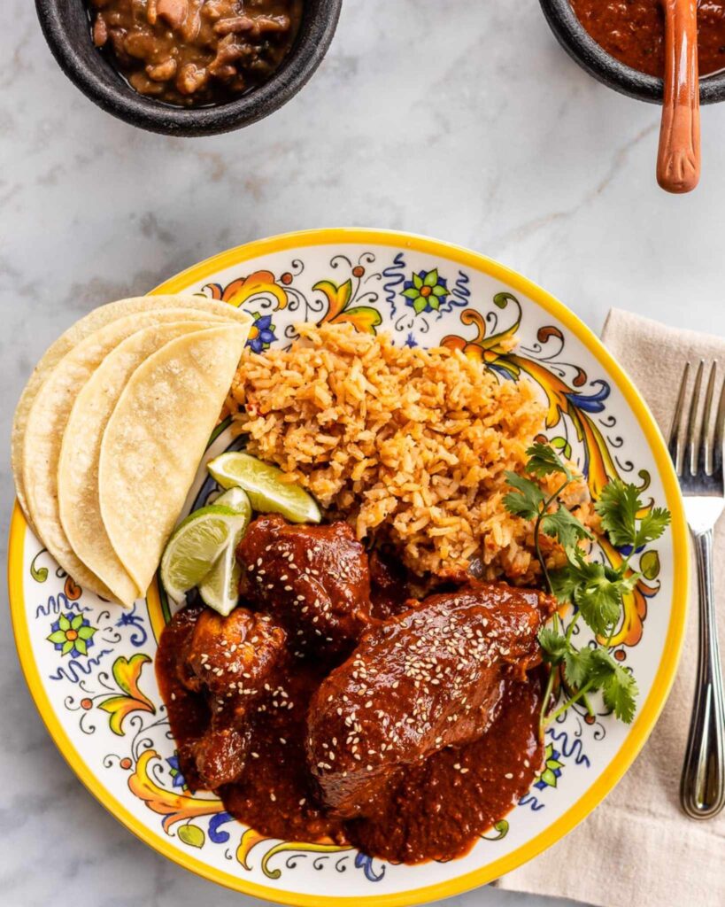 Authentic Chicken Mole with Rich Cocoa-Chili Sauce