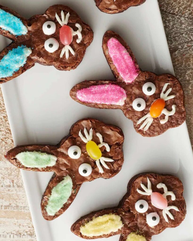 Bunny Face Brownies