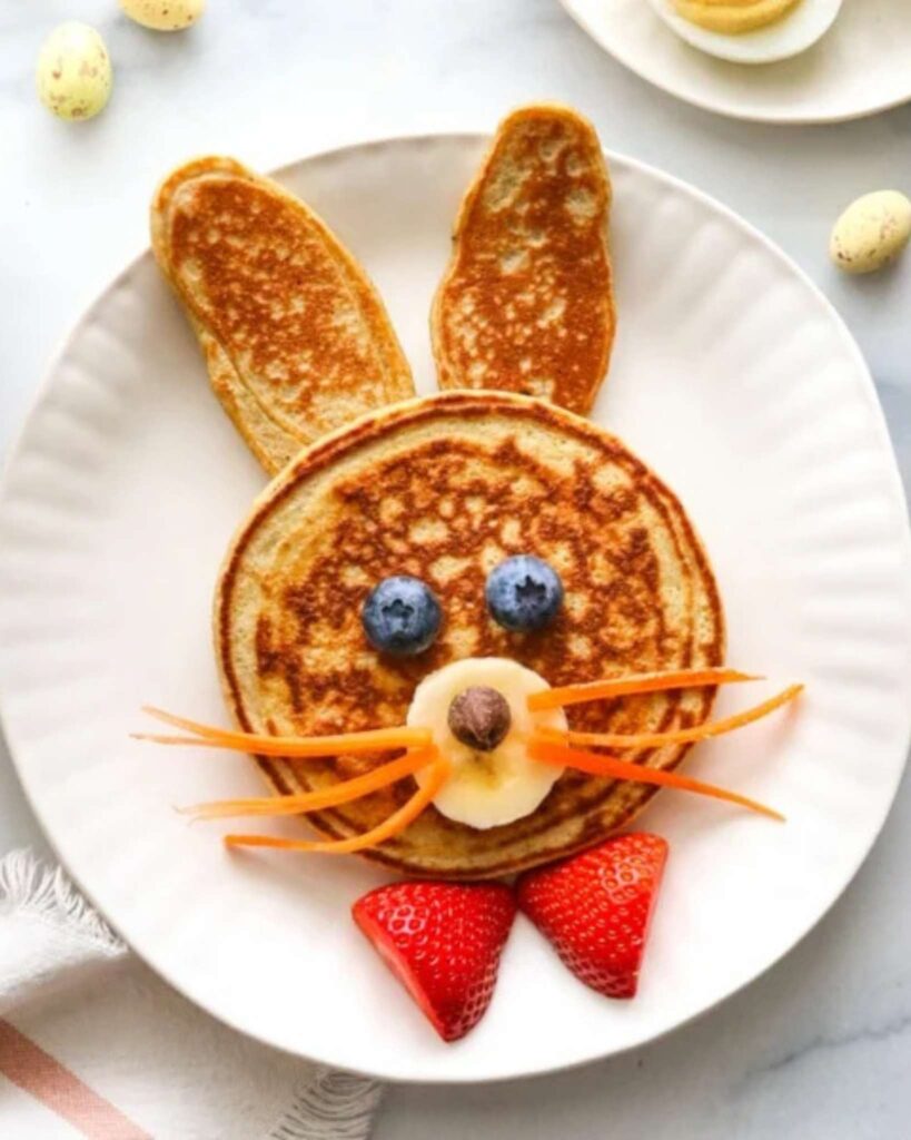 Bunny-Shaped Pancakes