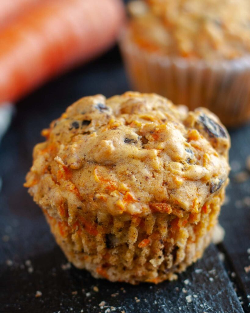 Carrot Muffins with Raisins