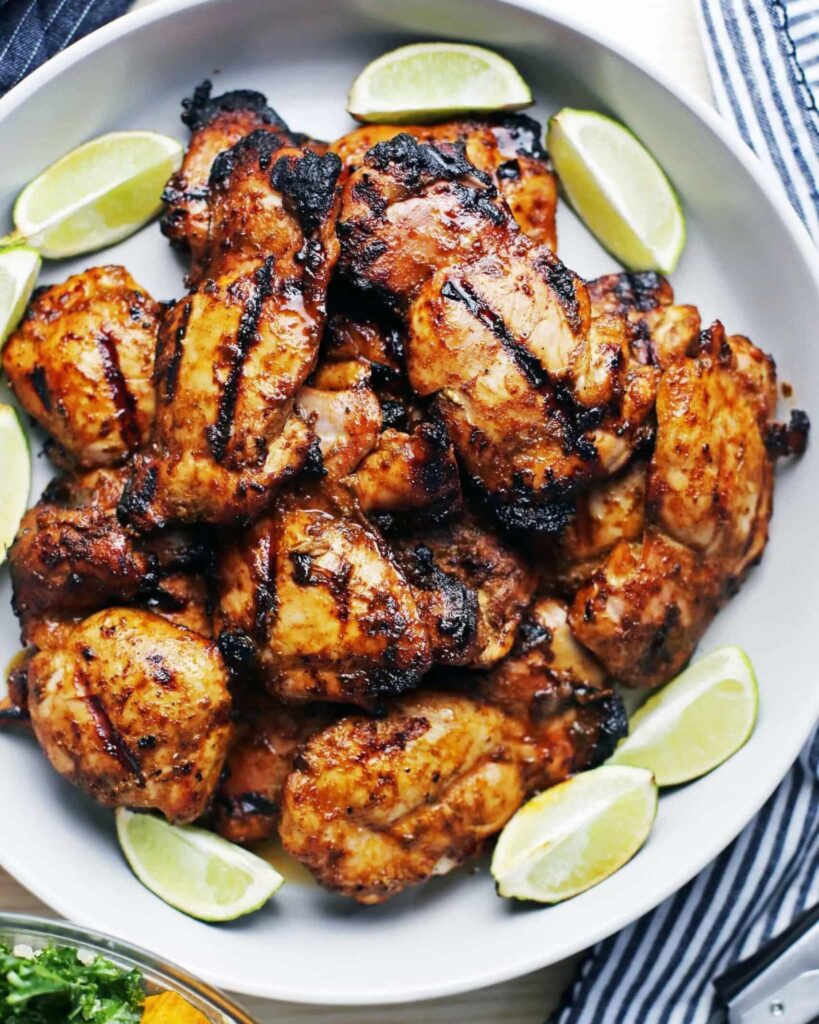 Chili Lime Grilled Chicken Thighs