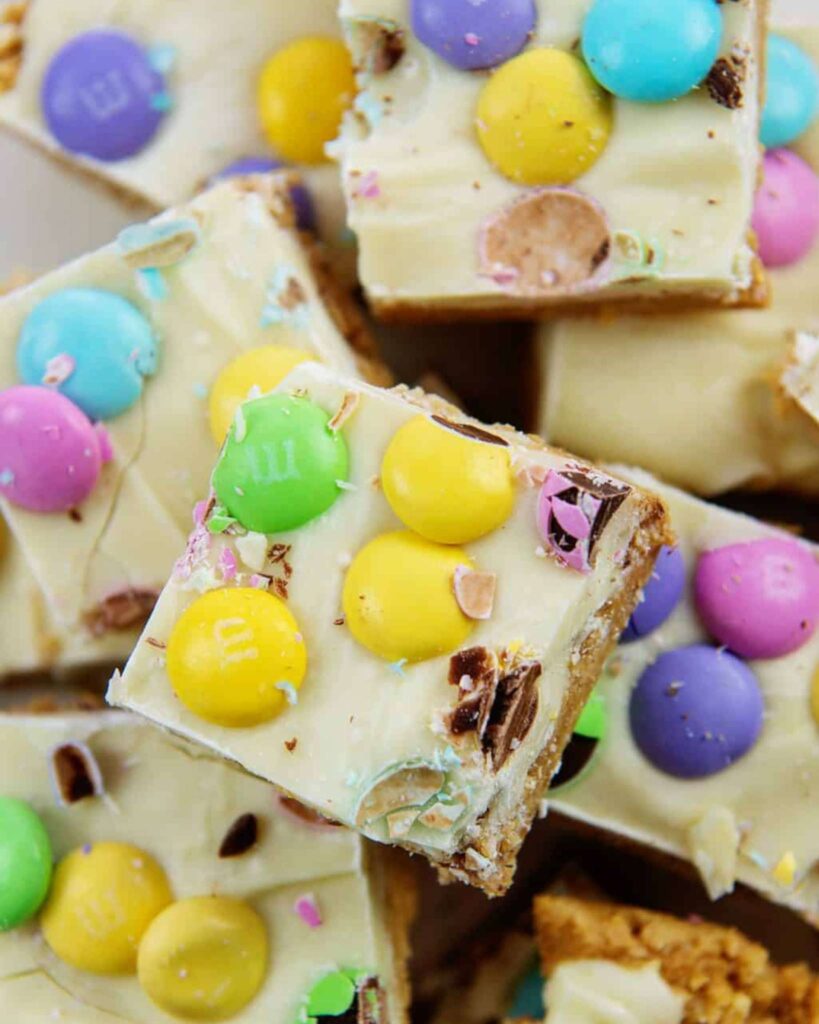 Chocolate Peanut Butter Easter Bars