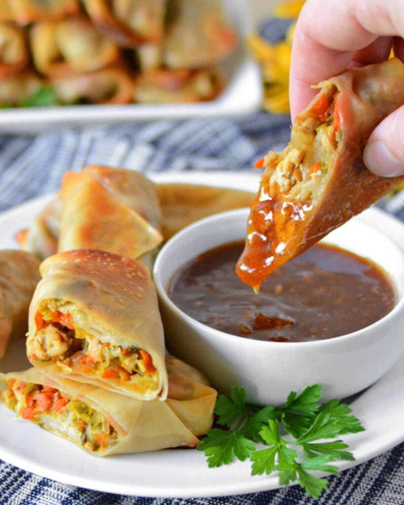 Classic Cabbage and Pork Egg Rolls