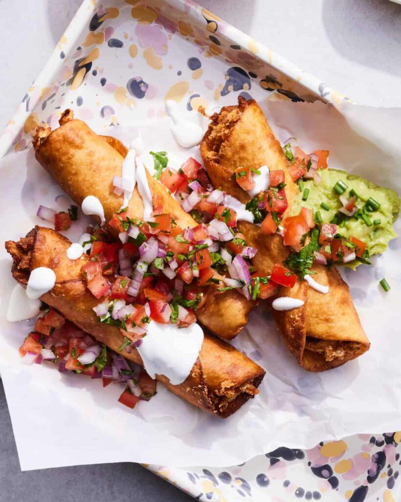 Crispy Chicken Flautas