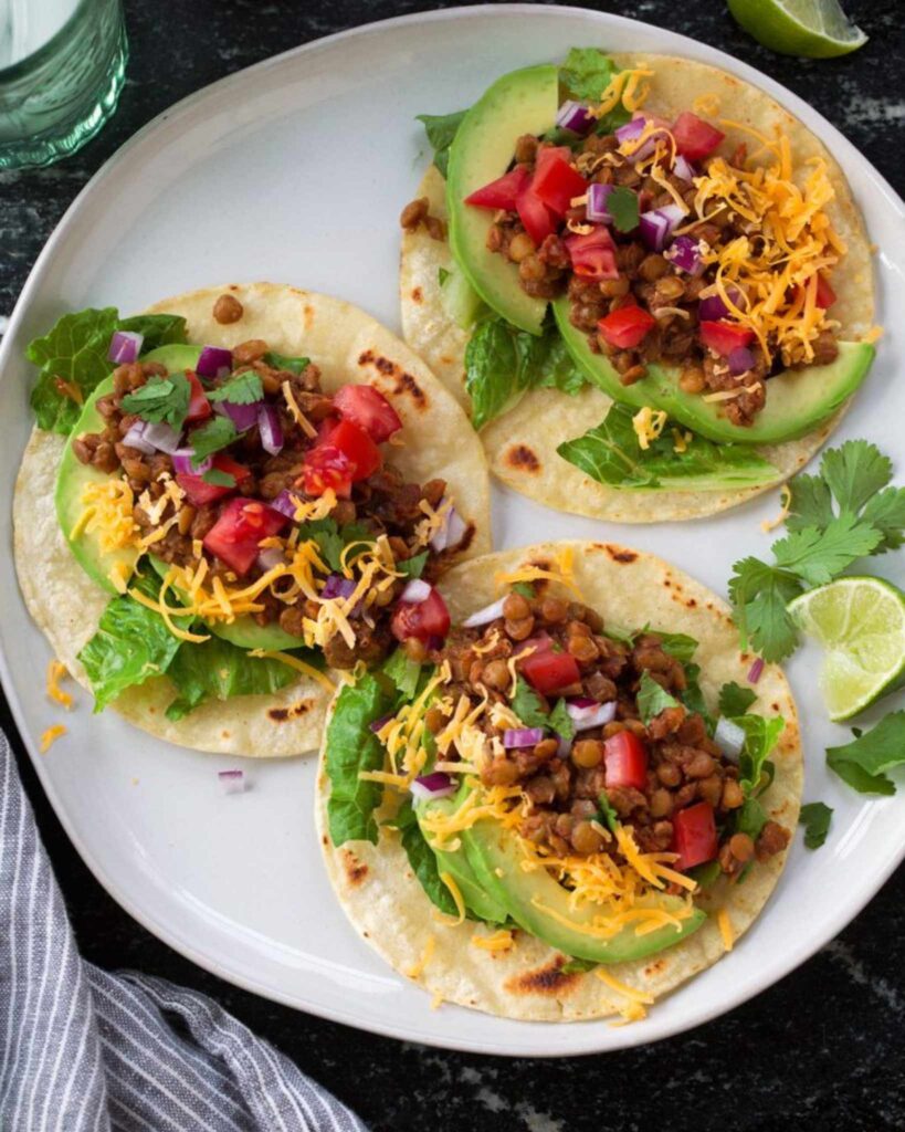 Crockpot Lentil Taco Filling
