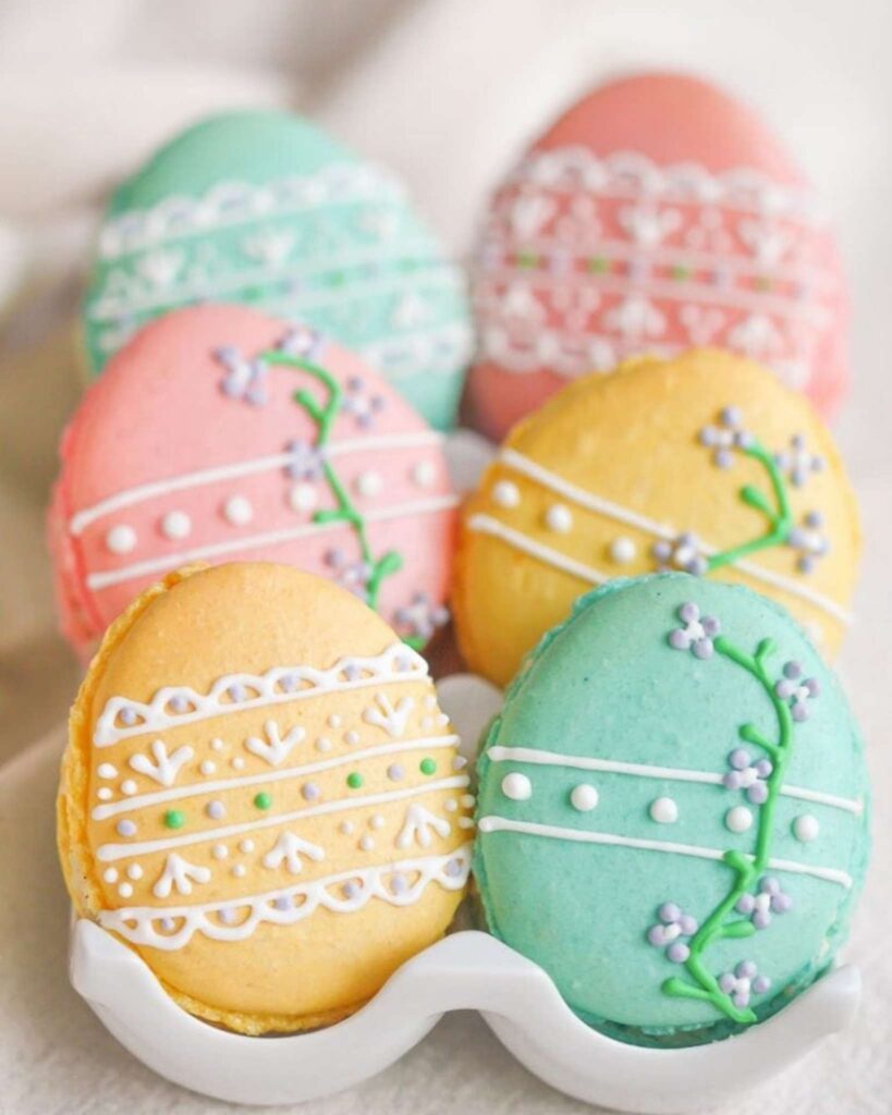 Easter Egg Macarons