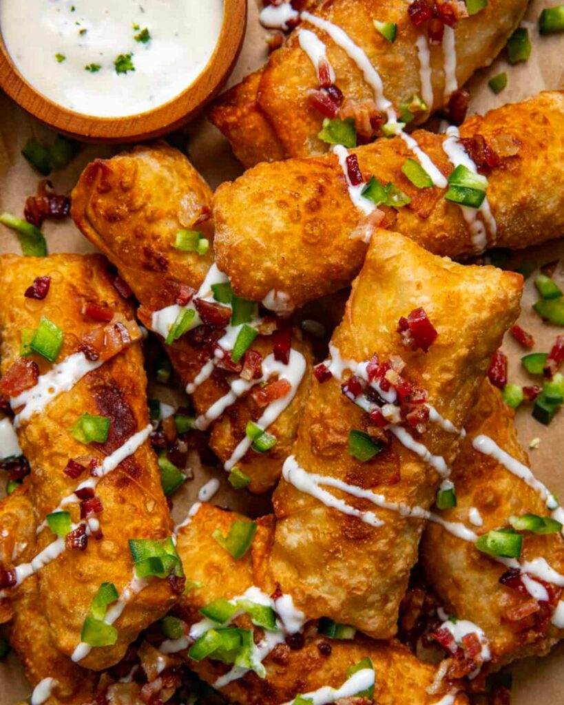 Jalapeño Popper Egg Rolls