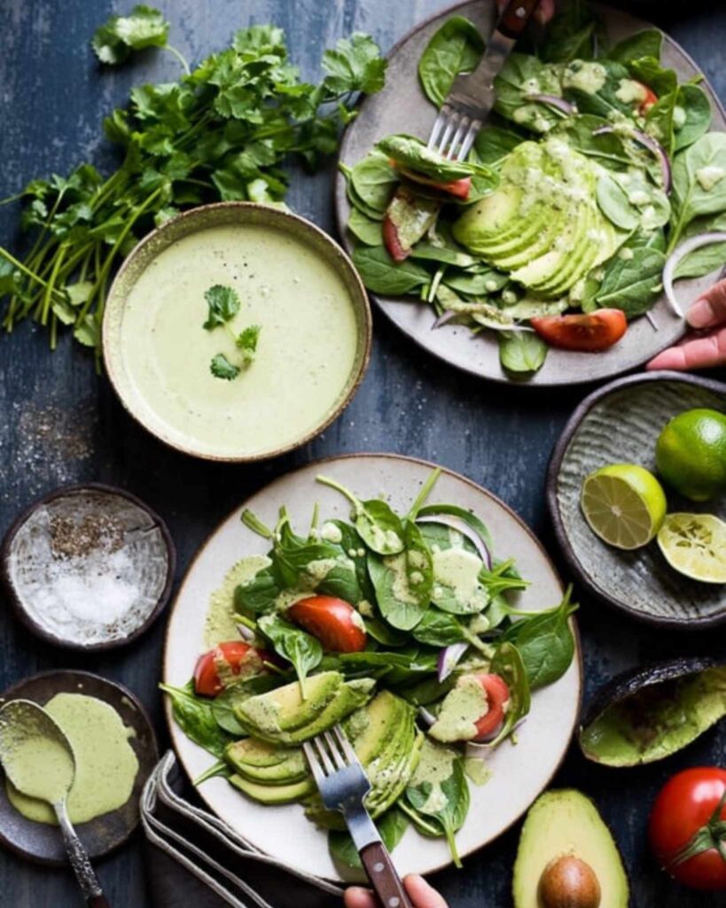 Mexican Spinach and Avocado Salad
