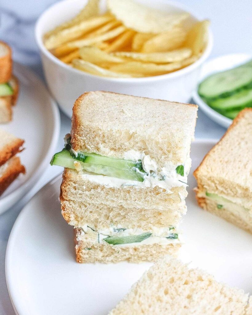Mini Cucumber Tea Sandwiches