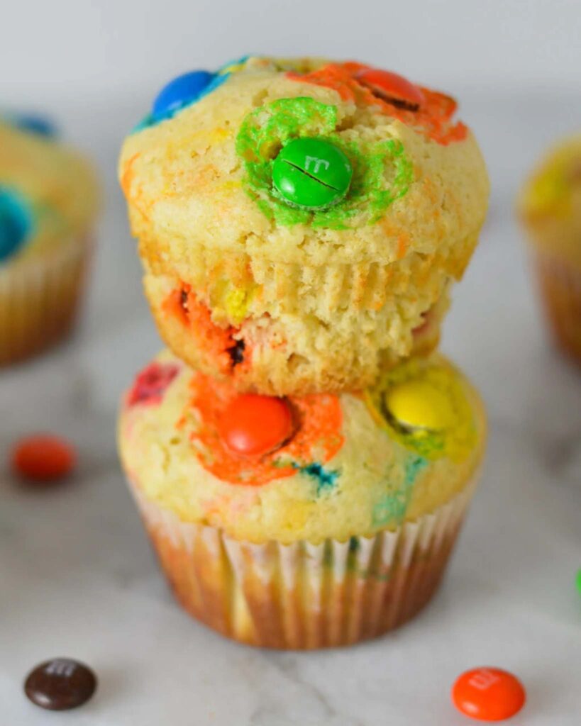 Mini M&M Muffins