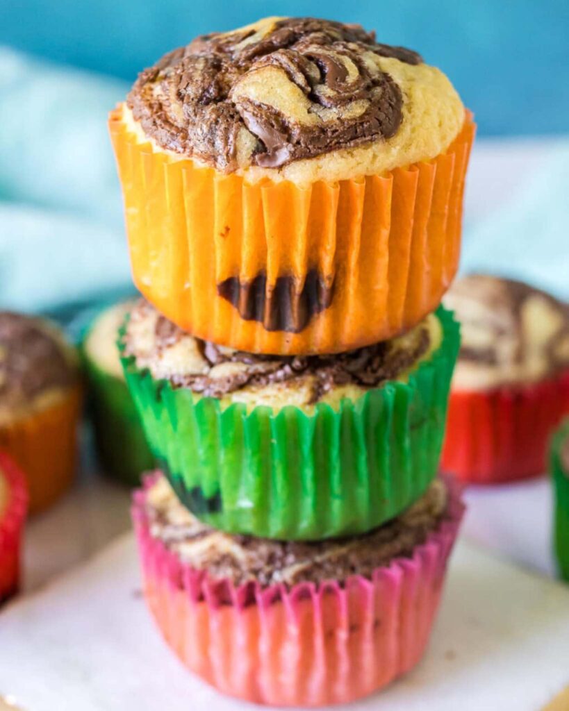 Nutella Swirl Muffins
