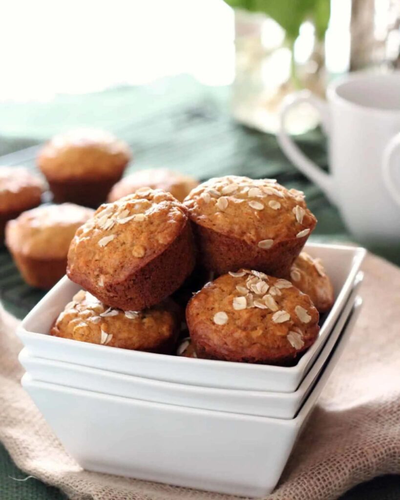 Oatmeal Honey Muffins