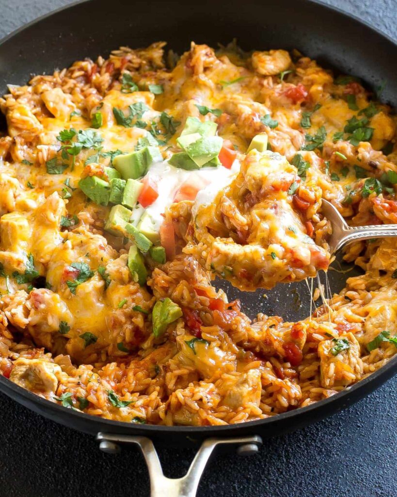 One-Pan Mexican Chicken and Rice
