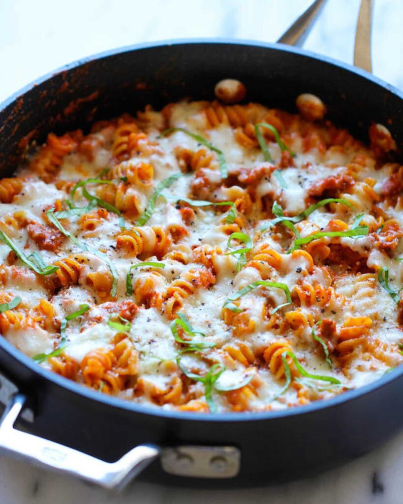 One Pot Baked Ziti