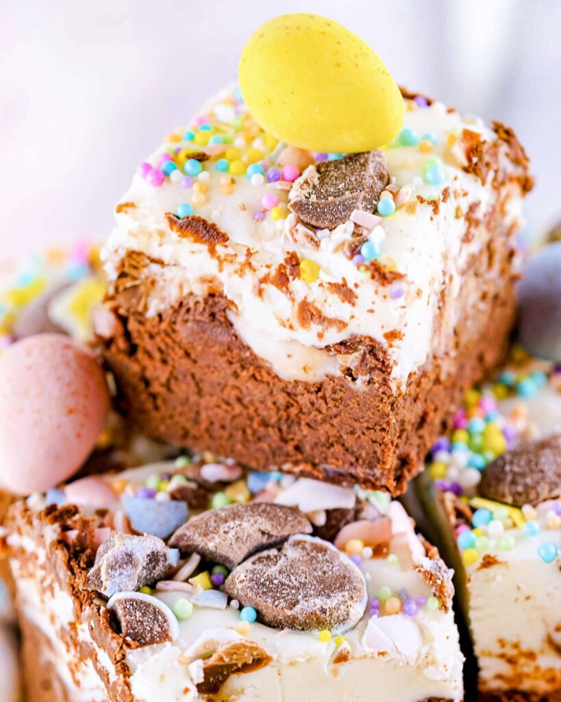 Pastel Fudge Squares