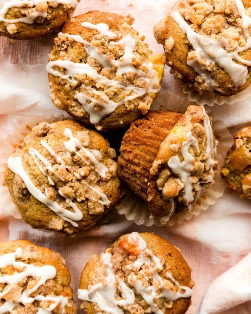 Peach Streusel Muffins