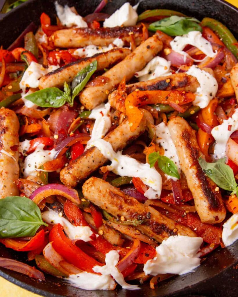 Sausage and Peppers Skillet