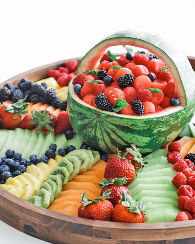 Seasonal fruit platters