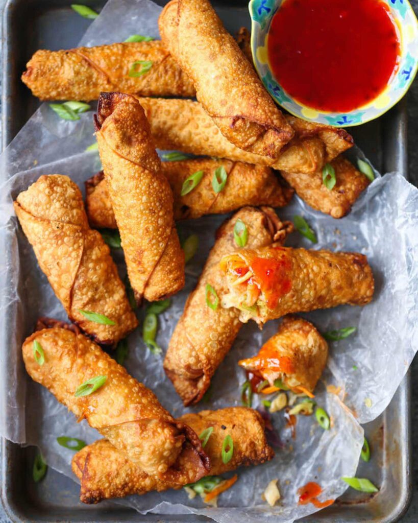 Shrimp and Vegetable Egg Rolls