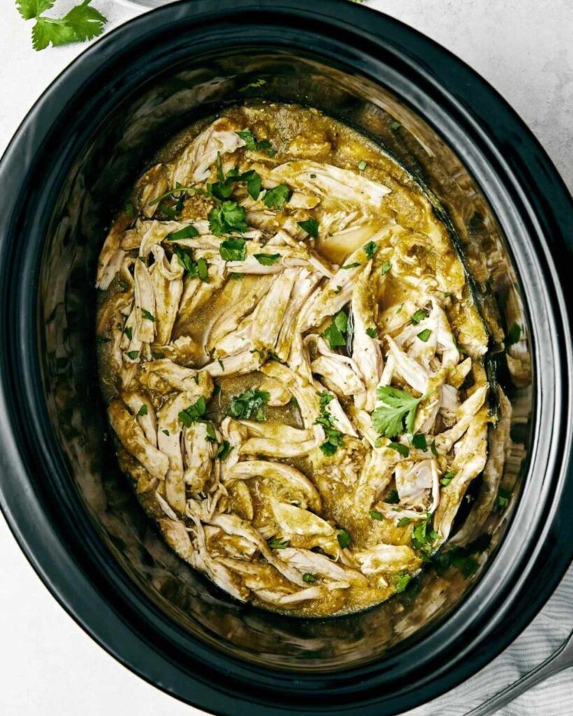 Slow-Cooked Salsa Verde Chicken