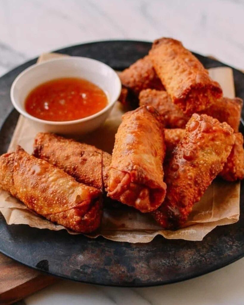 Vegetarian Garden Egg Rolls