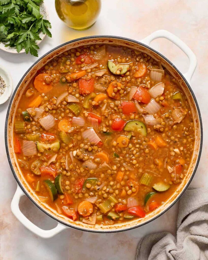 Vegetarian Lentil and Vegetable Stew