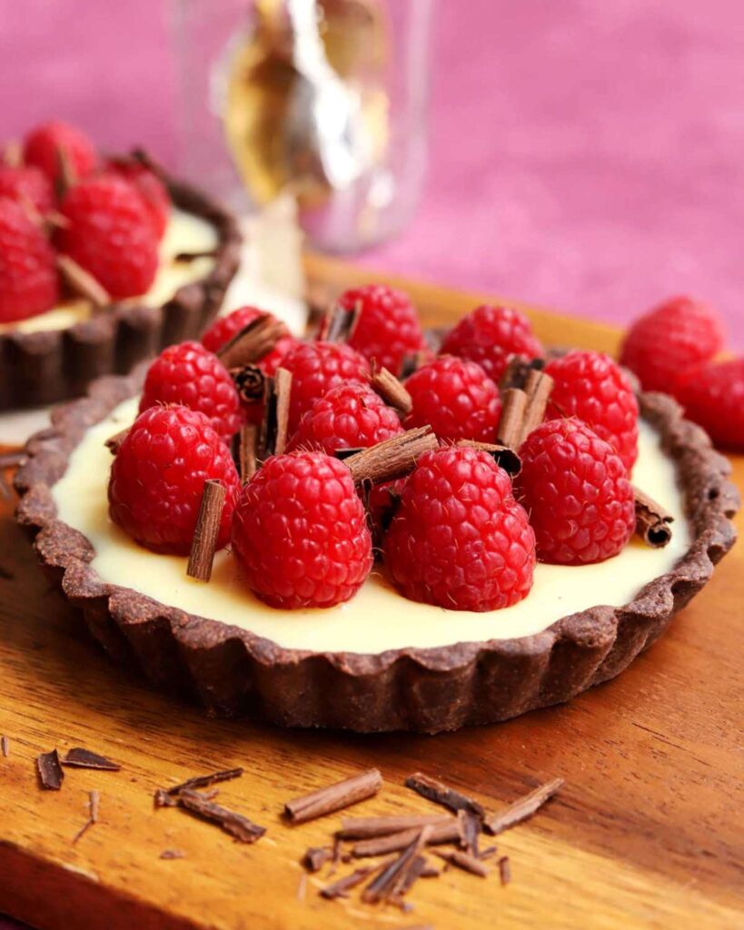 White Chocolate Raspberry Tart