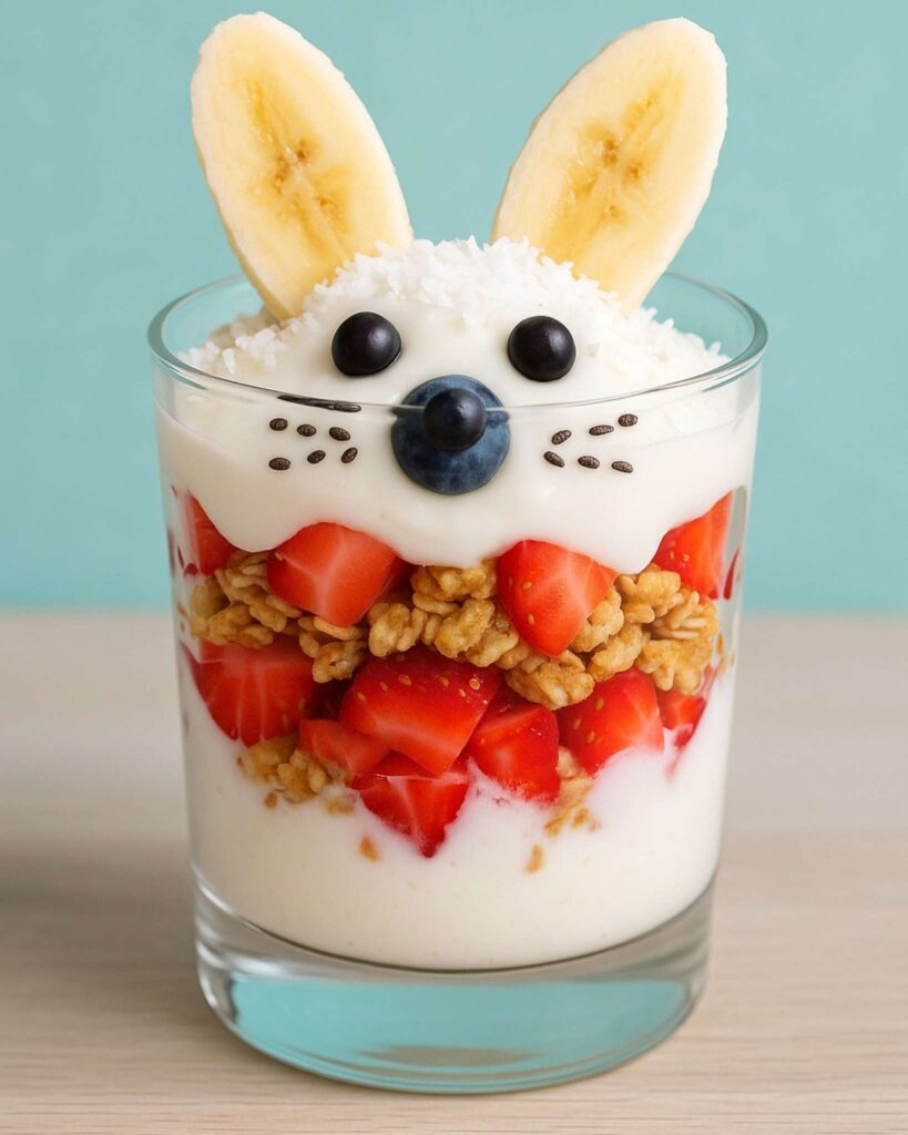 Yogurt Parfaits with Easter Sprinkles