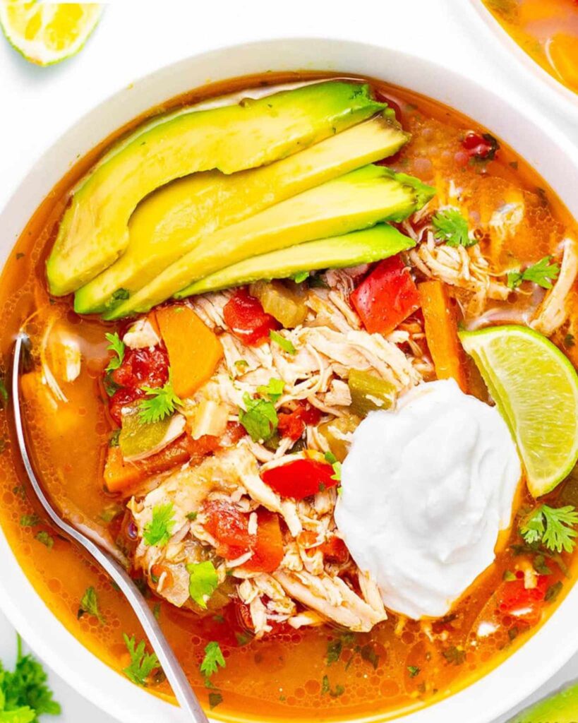 Zesty Mexican Chicken Soup (Caldo de Pollo)