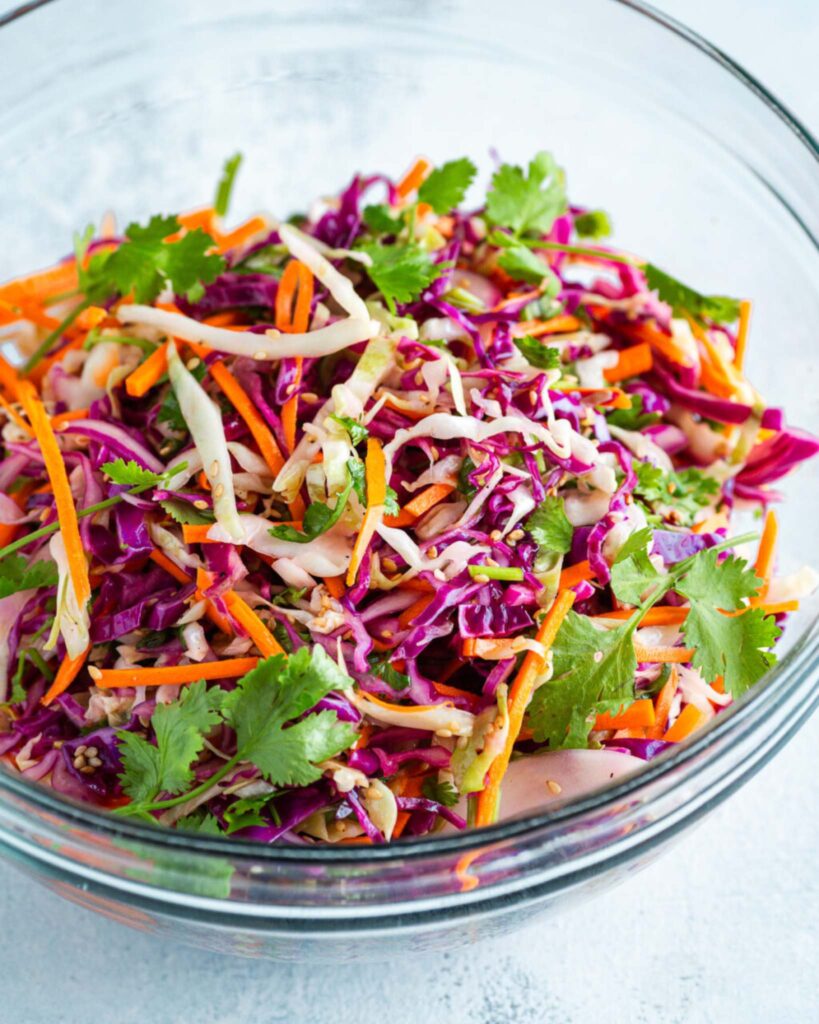 Asian Slaw with Sesame Dressing
